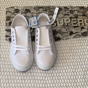 Superga Kids White Sneakers